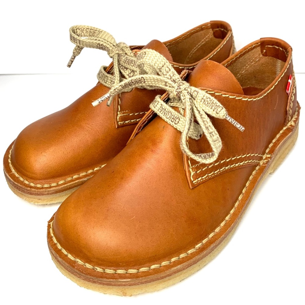 DUCKFEET Jylland Brown Leather Lace-Up Derby Shoe